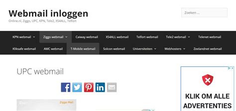 inloggen upc mail